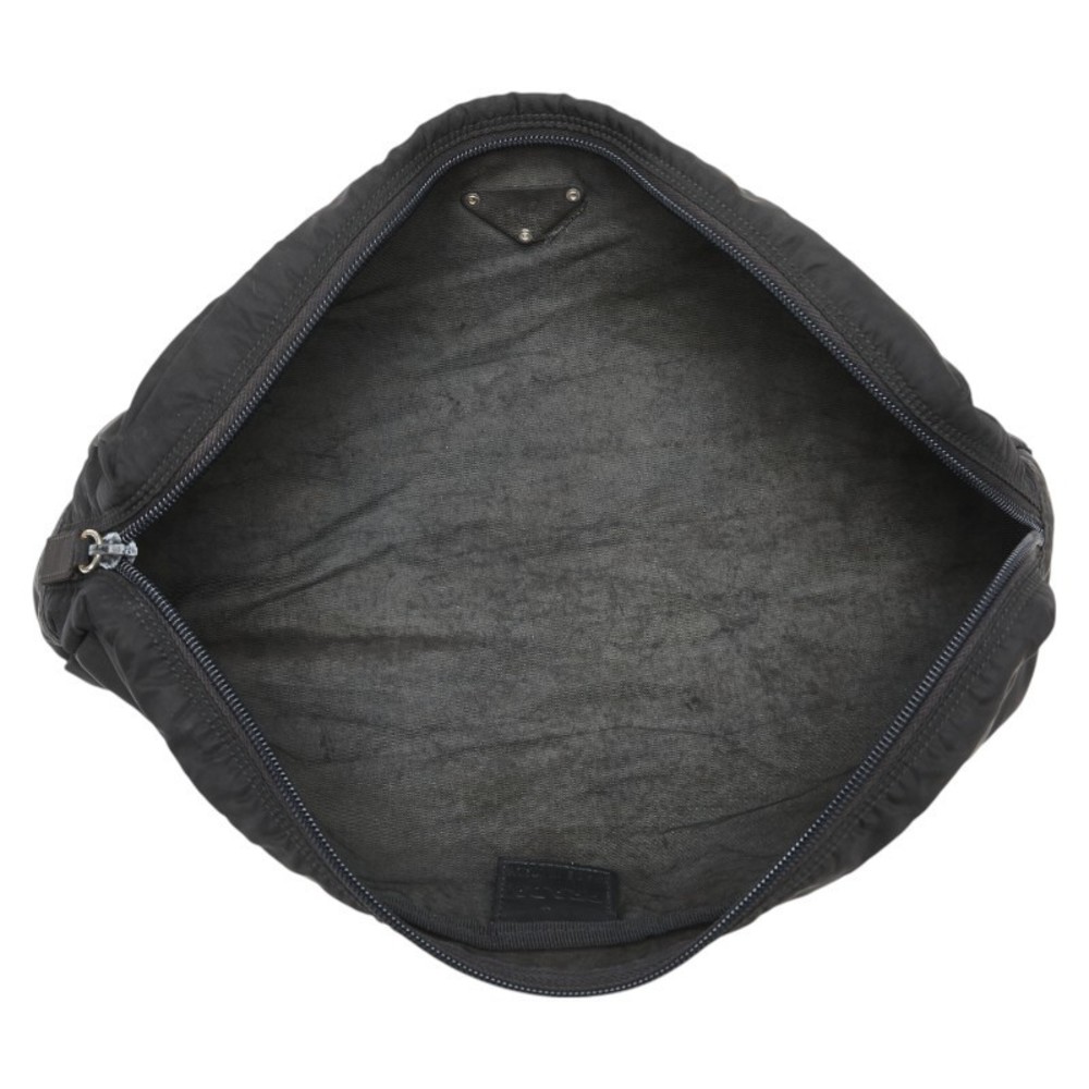 Prada Triangle Black Nylon Pouch - image 7